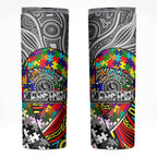 Autism Awareness Australia Collingwood Magpies Skinny Tumbler Aboriginal Indigenous Art