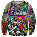 Autism Awareness Australia Collingwood Magpies Sweatshirt Aboriginal Indigenous Art