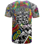 Autism Awareness Australia Collingwood Magpies T Shirt Aboriginal Indigenous Art