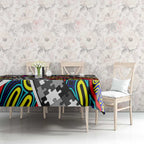 Autism Awareness Australia Collingwood Magpies Tablecloth Aboriginal Indigenous Art