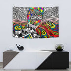 Autism Awareness Australia Collingwood Magpies Tapestry Aboriginal Indigenous Art