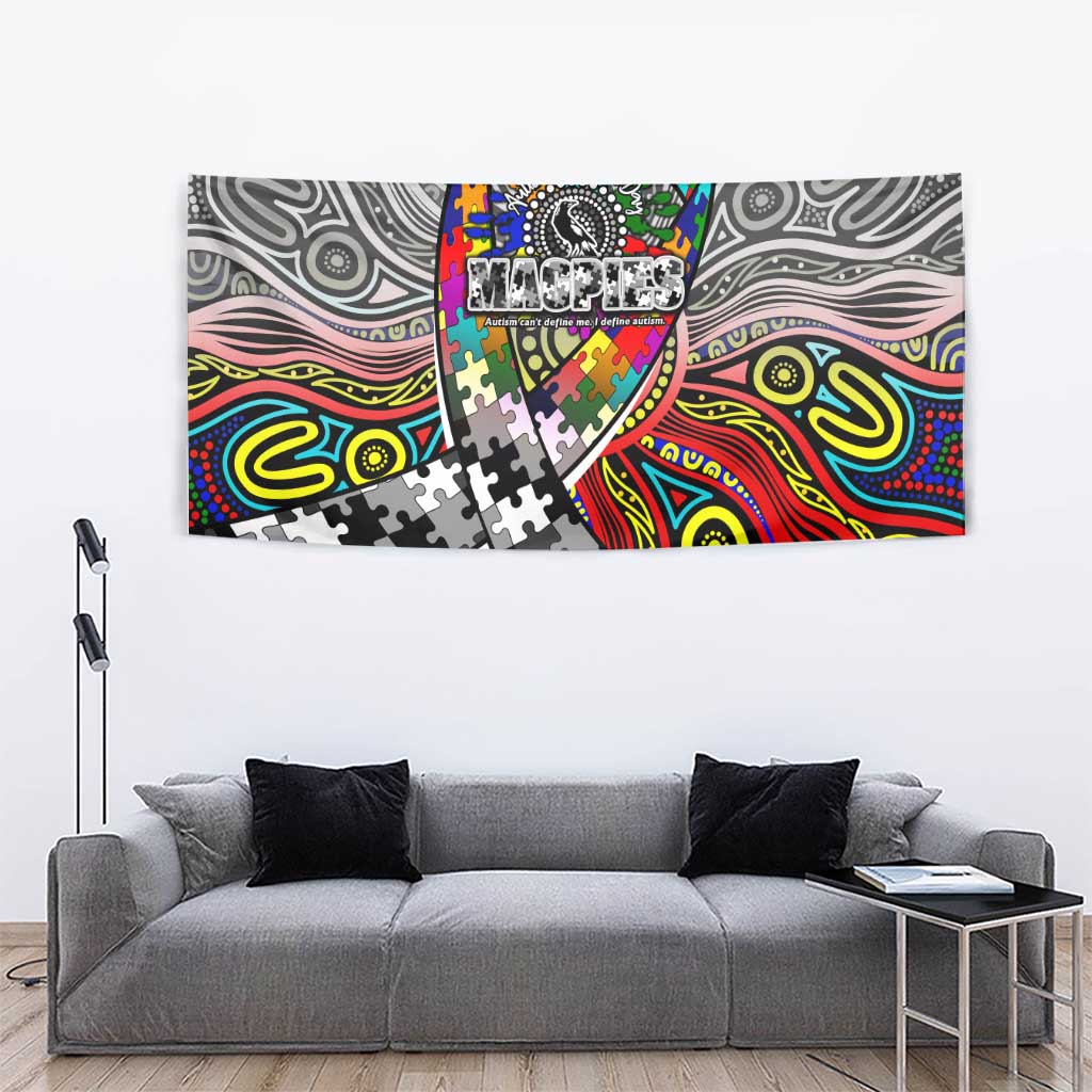 Autism Awareness Australia Collingwood Magpies Tapestry Aboriginal Indigenous Art