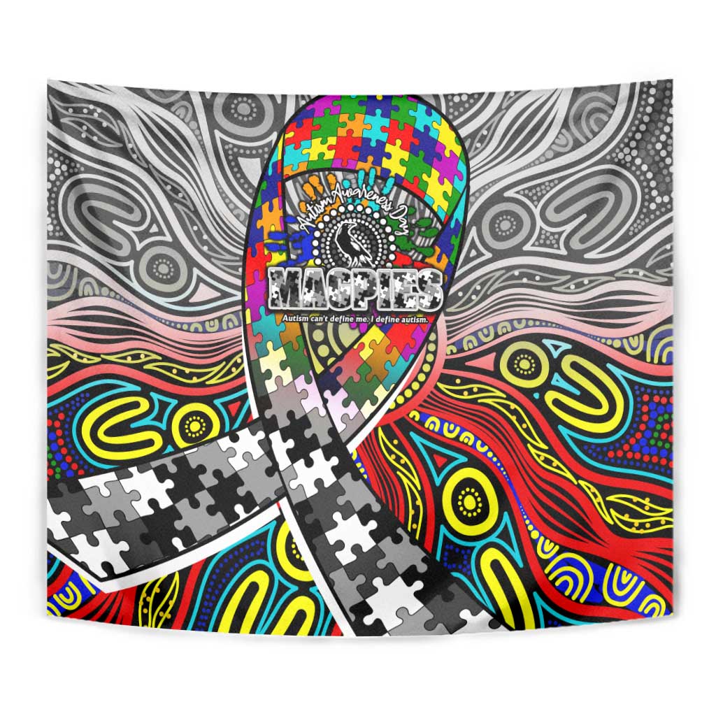 Autism Awareness Australia Collingwood Magpies Tapestry Aboriginal Indigenous Art
