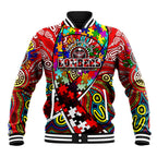 Autism Awareness Australia Essendon Bombers Baseball Jacket Aboriginal Indigenous Art