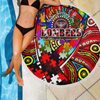 Autism Awareness Australia Essendon Bombers Beach Blanket Aboriginal Indigenous Art