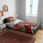 Autism Awareness Australia Essendon Bombers Bedding Set Aboriginal Indigenous Art
