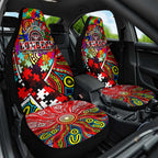 Autism Awareness Australia Essendon Bombers Car Seat Cover Aboriginal Indigenous Art