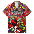 Autism Awareness Australia Essendon Bombers Family Matching Mermaid Dress and Hawaiian Shirt Aboriginal Indigenous Art