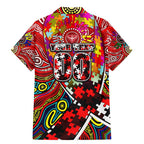 Autism Awareness Australia Essendon Bombers Family Matching Mermaid Dress and Hawaiian Shirt Aboriginal Indigenous Art
