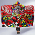 Autism Awareness Australia Essendon Bombers Hooded Blanket Aboriginal Indigenous Art