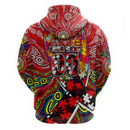 Autism Awareness Australia Essendon Bombers Hoodie Aboriginal Indigenous Art