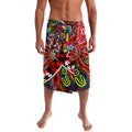 Autism Awareness Australia Essendon Bombers Lavalava Aboriginal Indigenous Art