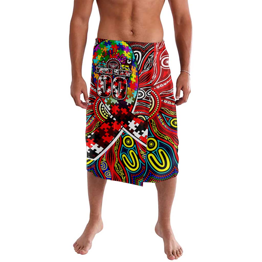 Autism Awareness Australia Essendon Bombers Lavalava Aboriginal Indigenous Art