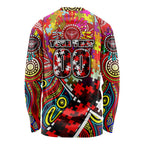 Autism Awareness Australia Essendon Bombers Long Sleeve Shirt Aboriginal Indigenous Art