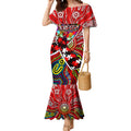Autism Awareness Australia Essendon Bombers Mermaid Dress Aboriginal Indigenous Art