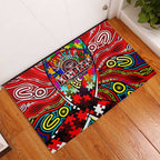 Autism Awareness Australia Essendon Bombers Rubber Doormat Aboriginal Indigenous Art