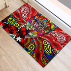 Autism Awareness Australia Essendon Bombers Rubber Doormat Aboriginal Indigenous Art
