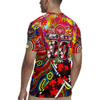 Autism Awareness Australia Essendon Bombers Rugby Jersey Aboriginal Indigenous Art