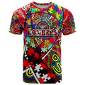 Autism Awareness Australia Essendon Bombers T Shirt Aboriginal Indigenous Art