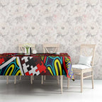Autism Awareness Australia Essendon Bombers Tablecloth Aboriginal Indigenous Art