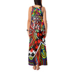 Autism Awareness Australia Essendon Bombers Tank Maxi Dress Aboriginal Indigenous Art