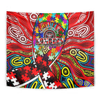 Autism Awareness Australia Essendon Bombers Tapestry Aboriginal Indigenous Art