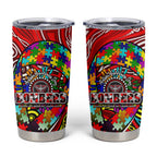 Autism Awareness Australia Essendon Bombers Tumbler Cup Aboriginal Indigenous Art