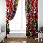 Autism Awareness Australia Essendon Bombers Window Curtain Aboriginal Indigenous Art