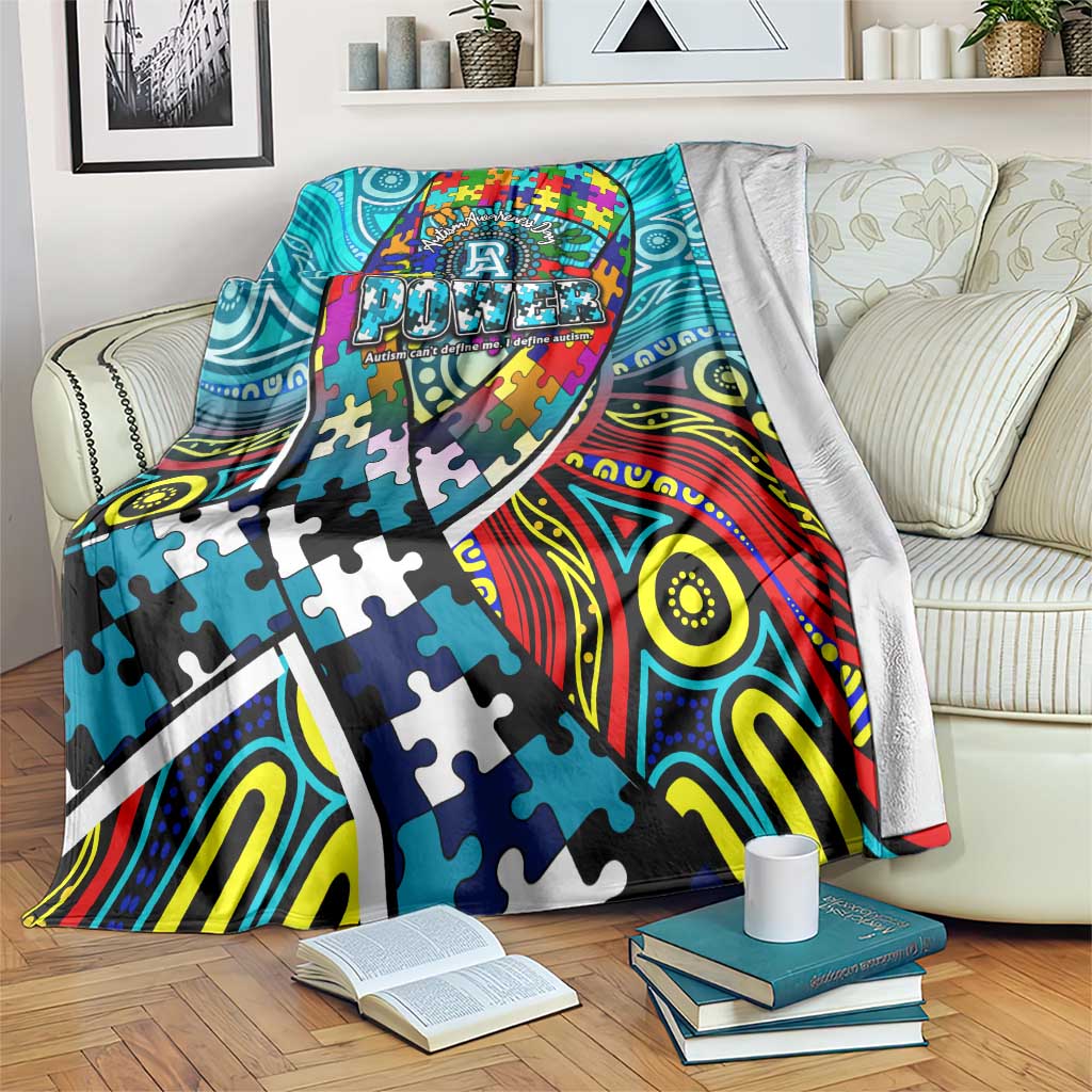 Autism Awareness Australia Port Adelaide Power Blanket Aboriginal Indigenous Art