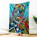 Autism Awareness Australia Port Adelaide Power Blanket Aboriginal Indigenous Art