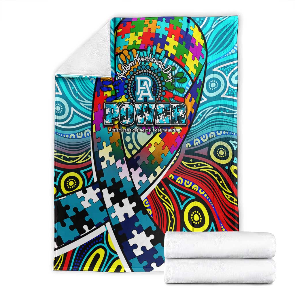Autism Awareness Australia Port Adelaide Power Blanket Aboriginal Indigenous Art