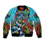 Autism Awareness Australia Port Adelaide Power Bomber Jacket Aboriginal Indigenous Art