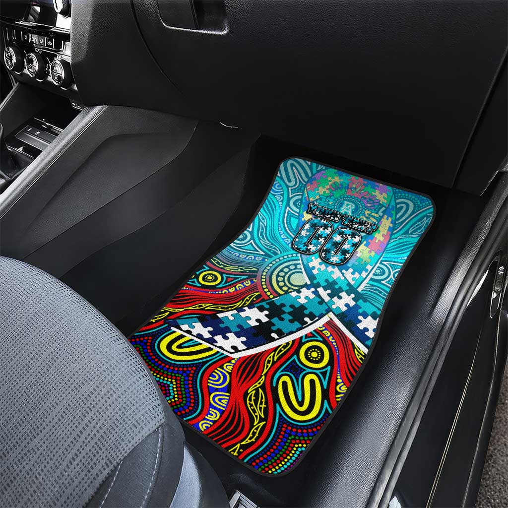 Autism Awareness Australia Port Adelaide Power Car Mats Aboriginal Indigenous Art