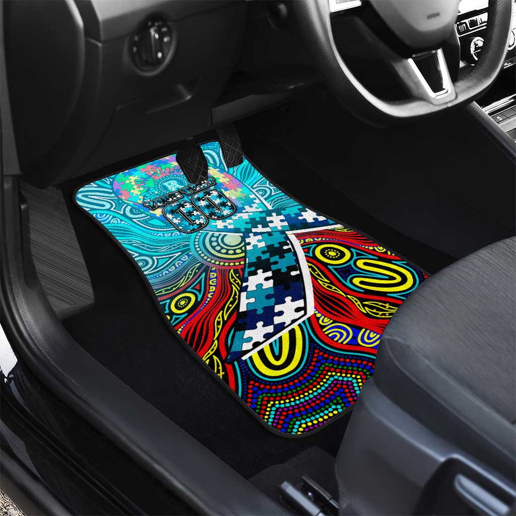 Autism Awareness Australia Port Adelaide Power Car Mats Aboriginal Indigenous Art