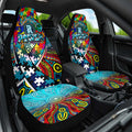 Autism Awareness Australia Port Adelaide Power Car Seat Cover Aboriginal Indigenous Art