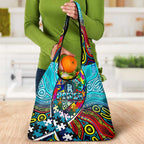 Autism Awareness Australia Port Adelaide Power Grocery Bag Aboriginal Indigenous Art