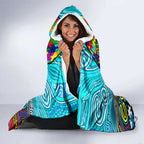 Autism Awareness Australia Port Adelaide Power Hooded Blanket Aboriginal Indigenous Art