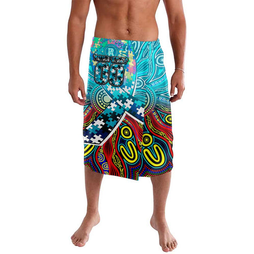 Autism Awareness Australia Port Adelaide Power Lavalava Aboriginal Indigenous Art