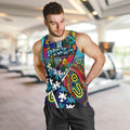 Autism Awareness Australia Port Adelaide Power Men Tank Top Aboriginal Indigenous Art