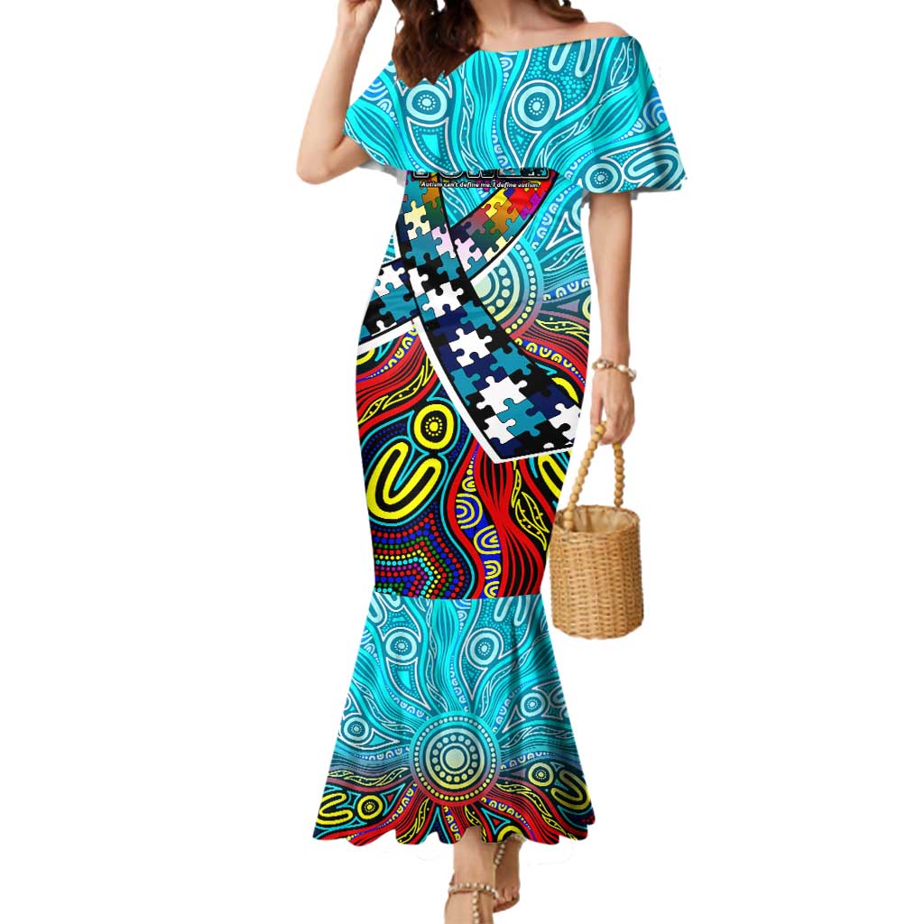 Autism Awareness Australia Port Adelaide Power Mermaid Dress Aboriginal Indigenous Art
