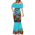 Autism Awareness Australia Port Adelaide Power Mermaid Dress Aboriginal Indigenous Art