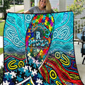 Autism Awareness Australia Port Adelaide Power Quilt Aboriginal Indigenous Art