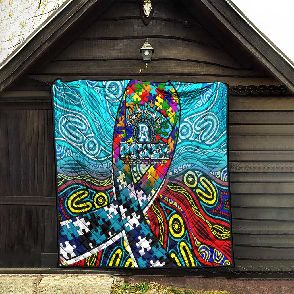 Autism Awareness Australia Port Adelaide Power Quilt Aboriginal Indigenous Art