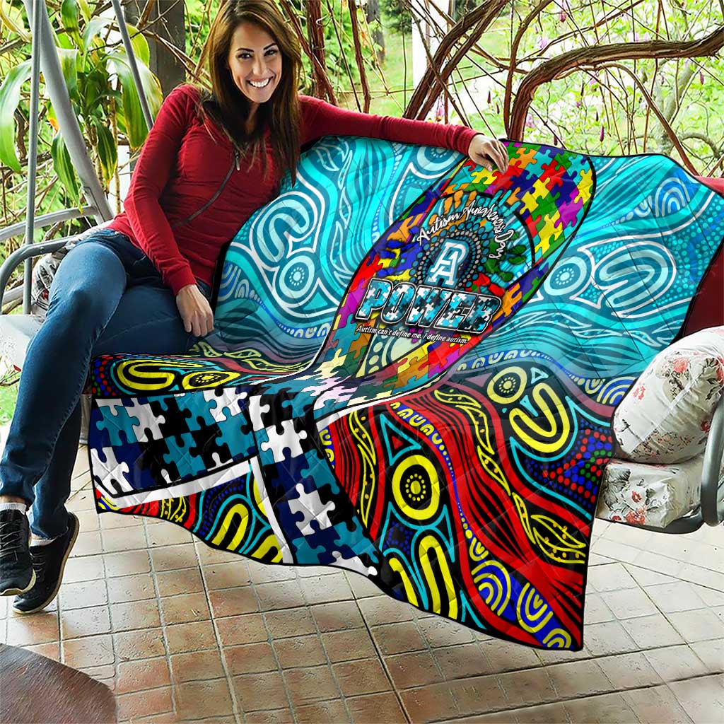 Autism Awareness Australia Port Adelaide Power Quilt Aboriginal Indigenous Art