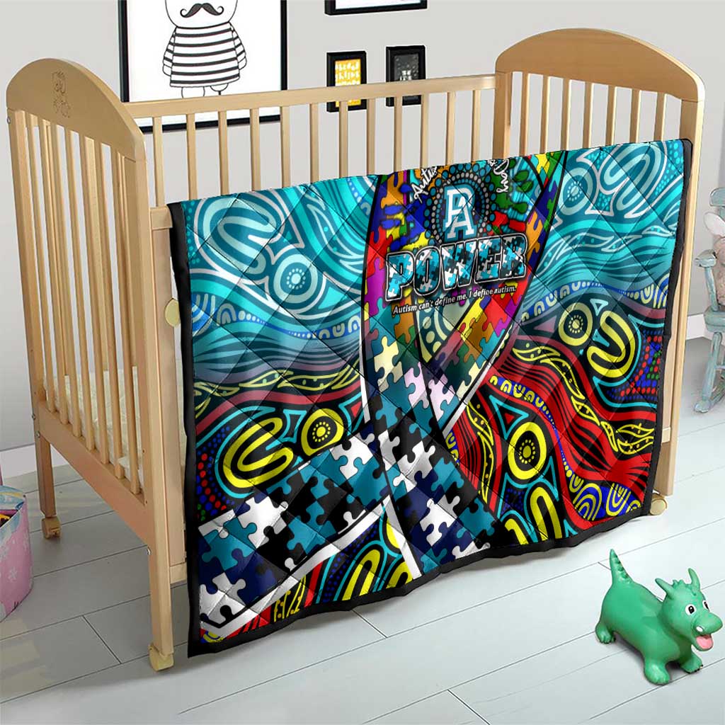 Autism Awareness Australia Port Adelaide Power Quilt Aboriginal Indigenous Art