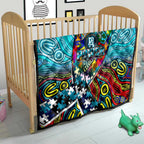 Autism Awareness Australia Port Adelaide Power Quilt Aboriginal Indigenous Art