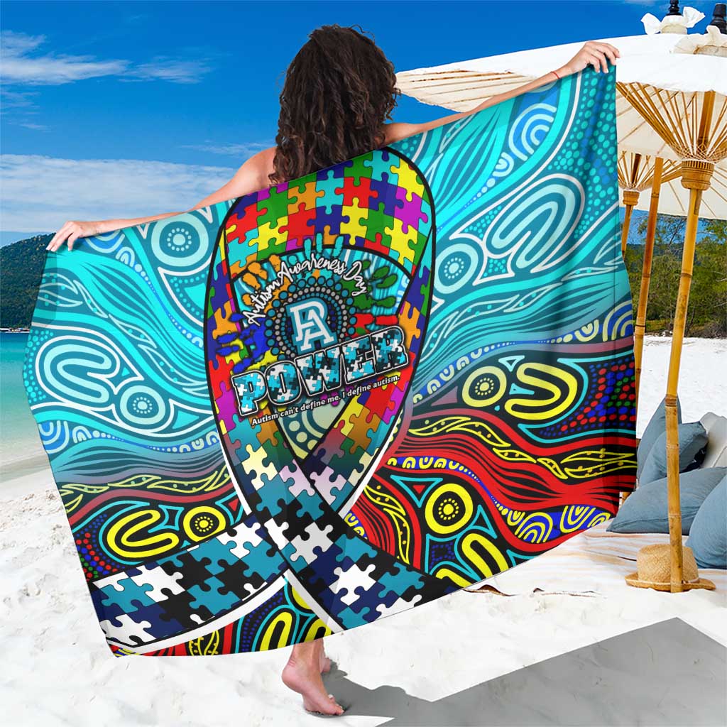 Autism Awareness Australia Port Adelaide Power Sarong Aboriginal Indigenous Art