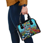 Autism Awareness Australia Port Adelaide Power Shoulder Handbag Aboriginal Indigenous Art
