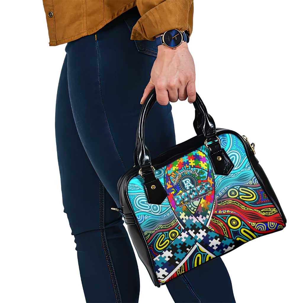 Autism Awareness Australia Port Adelaide Power Shoulder Handbag Aboriginal Indigenous Art
