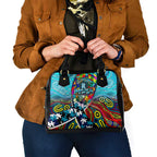 Autism Awareness Australia Port Adelaide Power Shoulder Handbag Aboriginal Indigenous Art